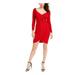 Guess Womens Tamris Mini Shirred Cocktail Dress