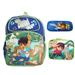 Nickelodeon Boys' Go Diego Go Small Toddler 12" BackPack w Bonus Lunch Box and pencil case Stickers Free-Shipping 3-Day-Fedex
