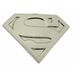 Superman 3d Shield Logo Silver Chrome Belt Buckle Metal Western Costume Party New Big