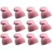 Enimay Solid Color Short Winter Beanie Hat Knit Cap 12 Pack Pink