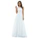 Ever-Pretty Women's A-Line Illusion Floral Lace Maxi Dress Beach Wedding Dress 00645 White US4