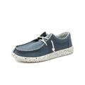 UKAP Mens Casual Canvas Boat Shoes Outdoor Walk Slip On Loafers Deck Shoes