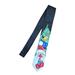 Men's Black Christmas Fishing Santa Neck Tie Holiday Necktie