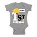 Awkward Styles First Birthday Boy Bodysuit Short Sleeve It's My 1st B-day Baby Romper Cute Builder Short Sleeve Birthday Gifts for Boy 1st Birthday 1 Year Old Looks Like