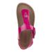 Laura Ashley O-LA81144MFUSP13 T-Strap Cork Lining Sandals for Toddler Girls, Fuschia Pink - Size 13