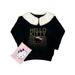 Hello Kitty Girls & Toddler Sparkly Shirt With Faux Fur & Coin Purse 2 PC Set