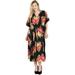 HAPPY BAY Women's Maxi Caftan Evening Gowns Casual Dress Cover Ups Drawstring