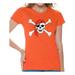 Awkward Styles Sugar Skull Shirts for Women Jolly Roger Skull and Crossbones Women's Tee Shirt Tops Day of Dead Tshirts Pirate Flag Shirts Skull T-shirts Dia de Los Muertos T Shirts for Women