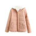 Mnycxen Winter Women Warm Coat Hooded Jacket Slim Winter Outwear Coats Plus Thick Velvet