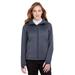 Ladies' Paramount Bonded Knit Jacket - CLSC NVY HT/ CRB - L