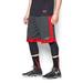 Under Armour Men's SC30 Top Gun 11" Shorts Black/Red/Steel Shorts 2XL X 11