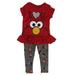 Sesame Street Little Girls Red Short Sleeve Outfit Set