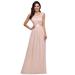 Ever-Pretty Women's Party Dress Long Bridesmaid Dress for Wedding 00646 Blush US24