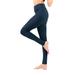 Yoga Leggings for Ladies High Waist Tummy Control for Running Cycling Sport Fitness Solid Trouser