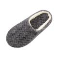 Adult Jacquard Suede Soft Bottom Cotton Slipper Indoor Anti-slip Casual Shoes