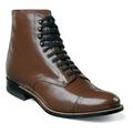 Stacy Adams Men's Madison High top Boot Brown Biscuit Leather 00015-02