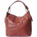 Italian Artisan 165-3013-Brown Betta Womens Shoulder or HOBO Luxury Leather Handbag, Brown