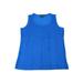 Rafaella Womens Size Small Sleeveless Crochet Overlay Tank Top, Bright Blue