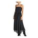 RACHEL ROY Womens Black Sleeveless Square Neck Maxi Sheath Party Dress Size XS