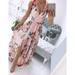 dresses summer dress for women Womens Fashion Maxi Sexy Strap Floral Chiffon V Neck Floral Print Long Dress