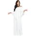 KOH KOH Long Strapless Cocktail Evening Off The Shoulder Cold Sexy Evening Flowy Formal Full Floor Length Tall Drape Gown Maxi Dress For Women Ivory White XXXX-Large US 26-28 NT059