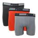 PUMA MEN'S UNDERWEAR 3 PACK - BOXER BRIEF - RED BLACK LARGE - PERFORMANCE