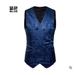 Binpure Mens Double Breasted Bridegroom Suit Dress Waistcoat Wedding Formal Coat Vest