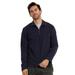 MEN'S POLAR FLEECE QUARTER PULLOVER (NAVY)