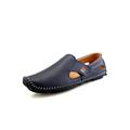Woobling Men's Wide Width Slip-On Boat Shoes Loafers Shoes