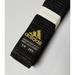 adidas Taekwondo Karate Martial Arts Satin Black Belt, 1.75" Wide