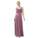 Ever-Pretty Women's V-Neck Maxi Party Dress Long Wedding Bridesmaid Dress 00625 Dusty Pink US14