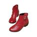 Wazshop - Womens Platform Ladies Ankle Chelsea Block Chunky High Heel Shoes Boots Size 5.5-8