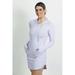 BloqUV Women's UPF 50+ Sun Protection Hoodie Dress, Lavender (X-Small)