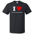 I Love Forensic Anthropology T shirt I Heart Forensic Anthropology Tee Gift