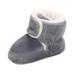 Baby Unisex Solid Color Plus Velet Warmer Booties Shoes