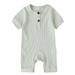 Farrubbyine8 Newborn Baby Boys Girls Knit Jumpsuit Long Sleeve Romper Outfits