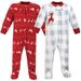 Hudson Baby Boy or Girl Unisex Fleece Sleep 'N Play, 2-Pack