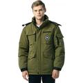 Orolay Men's Warm Parka Jacket Anorak Winter Coat with Detachable Hood