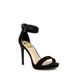 Fahrenheit Single Sole Women's High Heel Sandals in Black