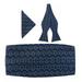 Jacob Alexander Men's Menorah Candle Lights Happy Hanukkah Star of David Cummerbund Self-Tie Bow Tie and Pocket Square Set