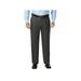 JM Haggar Men's Big & Tall Sharkskin Pleat Front Dress Pant Classic Fit HD90654