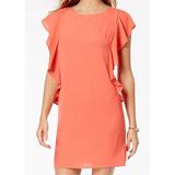 Coral Womens Petite Sheath Dress 12P