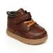 Carter's Baby Boys High Top Boots Shoes Brown Size 2.5 Age 6-9 Months