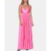 Shelli Segal Women's Laundry V-Neck Pleated Gown, Size 10, Pink $248