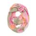 Wrapables Lightweight Fashion Trendy Infinity Scarf, Circles Taupe