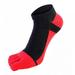 Men's Toe Socks Lightweight Breathable Crew Cotton Five Fingers Socks Low Cut Running Athletic Socks Size 7-11