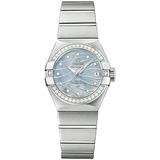 Omega Constellation Blue Mother of Pearl Dial with Diamonds