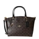 Coach Signature Prairie Satchel in Brown/Black