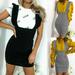 Women Ladies High Waist Suspender Skirt Dress Pencil Stretch Bodycon Dress S-XL