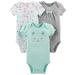 Child Of Mine By Carter's Short Sleeve Bodysuits, 3-pack (Baby Girls)
